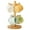 Round Base, variant on sruoe Mug Holder, Coffee Mugs Holder, Mug Tree, Wood Coffee Cup Rack with 6 Hooks Stand for Countertop Coffee Bar Accessories and Decor, Natural Color