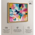 thumbnail image 2 of Glazed Melodies I Canvas Modern Colorful Print by Art Remedy, Gold Frame, 16" x 16", 2 of 7