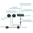 thumbnail image 5 of Motorcycle Helmet Headset Bluetooth 5.0 Intercom Wireless Earphone Stereo with Mic Noise Reduction H, 5 of 5