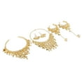 thumbnail image 4 of Conjunto de Collar Diadema de cabellero con Colgantes de Monedas Pendientes Pulseras de Joyas para Mujer de Danza de Vientre Pendientes de gancho, 4 of 8