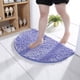 thumbnail image 3 of Xihbxyly Alfombra Semicircular de Chenilla, Suave y Agradable para La Piel, Antideslizante, Absorbente de Agua, Ideal para La Entrada Del Baño, Ideal para Dormitorio y Sala de Estar, 50 X 80 Cm., 3 of 3