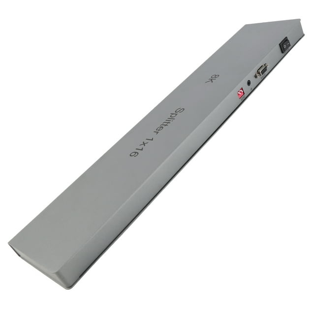 8K 1x16 HD Multimedia Interface Video Splitter, Crystal Clear Picture, HDCP 1.4/1.3/1.2 Compatible, for Fire Stick, PC, Projector, AWG26 Cable, Plug and Play