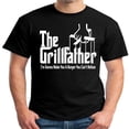 thumbnail image 6 of Fathers Day Shirt The Grillfather Funny Men's BBQ Bar-B-Que Grilling The Twisted Donut, 6 of 6