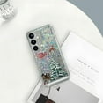 thumbnail image 4 of For Samsung S24 FE Luminous Case,Cute Christmas Tree Santa Elk Liquid Flowing Floating Moving Bling Sparkle Shockproof Glow In The Dark Cover For Galaxy S24 FE 6.7", 4 of 9
