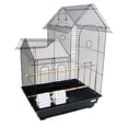 thumbnail image 2 of YML 1944-4924BLK Villa Top Small Bird Cage with Stand in Black, 2 of 2