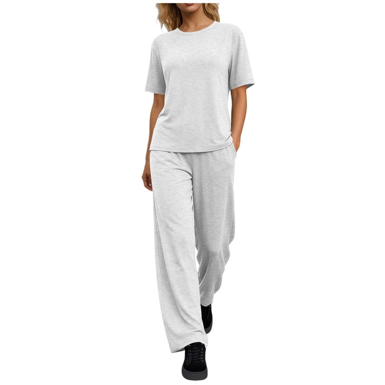 women's polyester spandex dress pants Womens Travel Pants Wide Leg Pants For Work High Waisted Dress Pants  Trousers Business Casual Flowy Pleated Front Elastic Back Zip Up Button  Closure Pockets Polyester Spandex 3Xl Pants For Women -