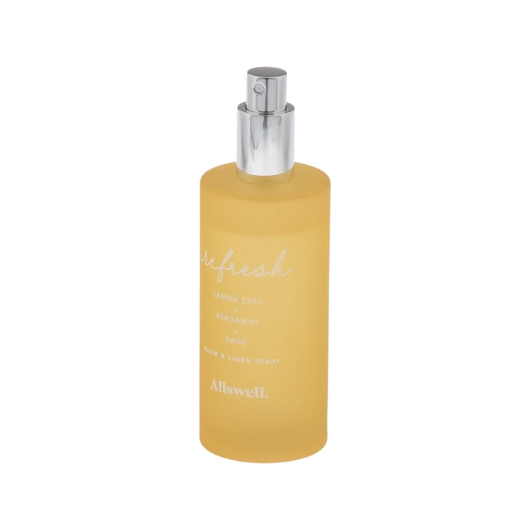 Allswell Refresh Lemon Zest Bergamot Sage Scented Room Linen Spray