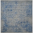 thumbnail image 3 of SAFAVIEH Adirondack Wyatt Traditional Distressed Area Rug, Grey/Blue, 6' x 6' Square - Transitional Modern Design, Grey & Blue, Ideal for Living Room, Bedroom, Dining Space, 3 of 13