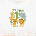 thumbnail image 4 of Inktastic First Birthday Safari Jungle Animals Girls Baby Dress, 4 of 5