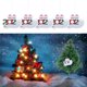 thumbnail image 3 of 2020 Adornos navideños Cuarentena Familia de 2 Adornos colgantes para árboles de Navidad Papá Noel M Irfora Adornos, 3 of 7