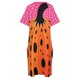 thumbnail image 5 of Estilo calabaza con puntos Rosa arte moderno estampado suelto vestido de bolsillo vestido de verano ropa diaria de mujer tendencia 2025, 5 of 7