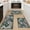 Gray, variant on Aonewoe Floral Kitchen Rug Sets 3 Pieces Non Slip Kitchen Rugs and Mats Washable Kitchen Mats Kitchen Area Rug for Holiday Decor Low Pile Floor Carpet for Kitchen Laundry Room(Green)