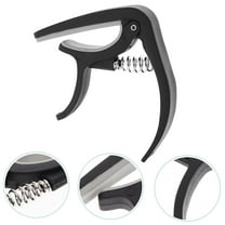 LULULION Guitar Capo for Acoustic and Electric Guitars Black Compact Portable Clamp