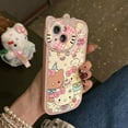 thumbnail image 3 of Sanrio Hello Kitty Cute Rhinestone Soft Gel  Phone Case for Apple iPhone 15 14 13 12 11 Pro Max New Phone Case, 3 of 20