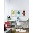 thumbnail image 4 of Marmont Hill Electric Robots Triptych, Art Prints, 36.00" x 1.50", 4 of 6