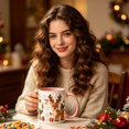 thumbnail image 6 of Talqzovs Christmas Mugs , Coffee Tea and Cocoa Cup with Handle Ceramic Mugs Holiday Xmas Decor Mug Christmas Gift for Family, 6 of 7