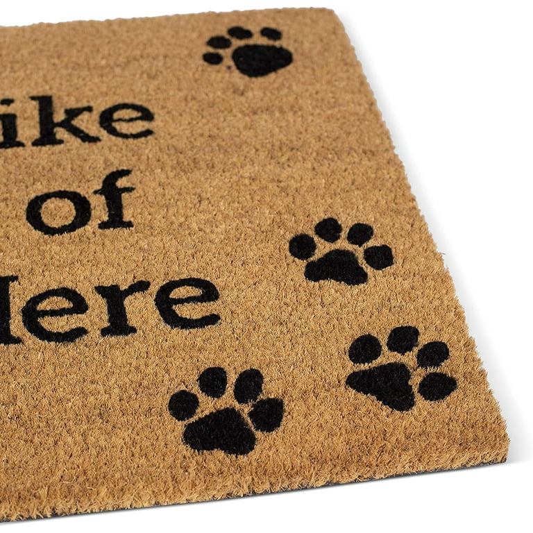 Birdrock Home Go Away Coir Doormat | 18 x 30 inch | Standard Welcome Mat with 