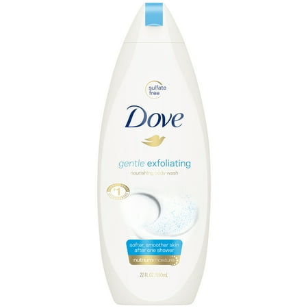 Dove Gentle Exfoliating Body Wash, 22 oz (Best Way To Exfoliate Whole Body)