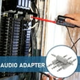 thumbnail image 2 of Audio Cable Extender Zinc Alloy 6Pcs 1.97X0.31X0.31in For Car Audio Systems, 2 of 8
