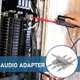 thumbnail image 3 of BESTYASH 6Ud Adaptador De Micrófono 3.5mm Macho A Macho Con Metálico Para Conexión Clara De Audio, 3 of 8