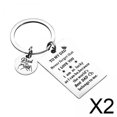 thumbnail image 1 of Llavero de padre,Llavero de regalo del día Llavero de acero inoxidable,Llavero de amantes Llavero colgante para hija,Regalo de joyería Regalo de cumpleaños para papá de, 1 of 8