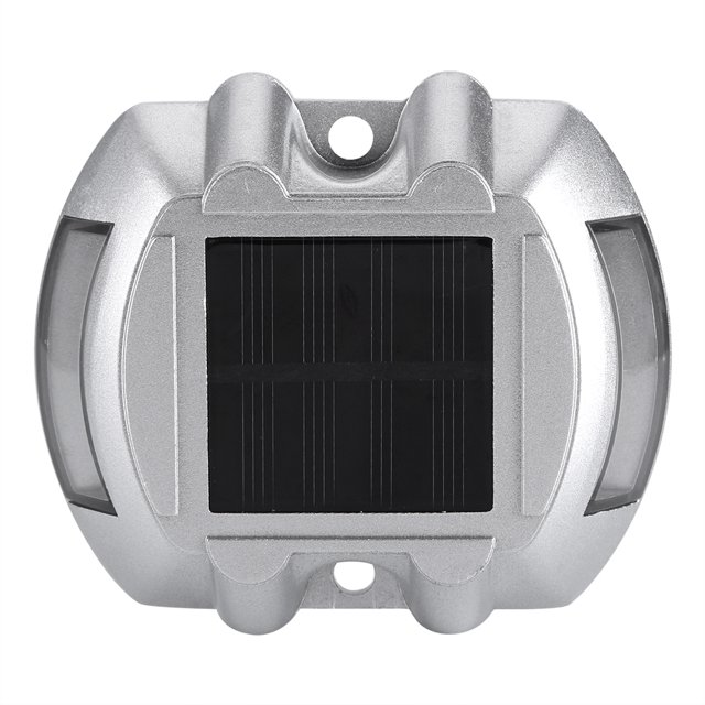 Spptty Road Lamp, Casting Aluminum Solar Power Waterproof 6 LED Lamp Wireless Outdoor Road Driveway Pathway Light, Outdoor Light