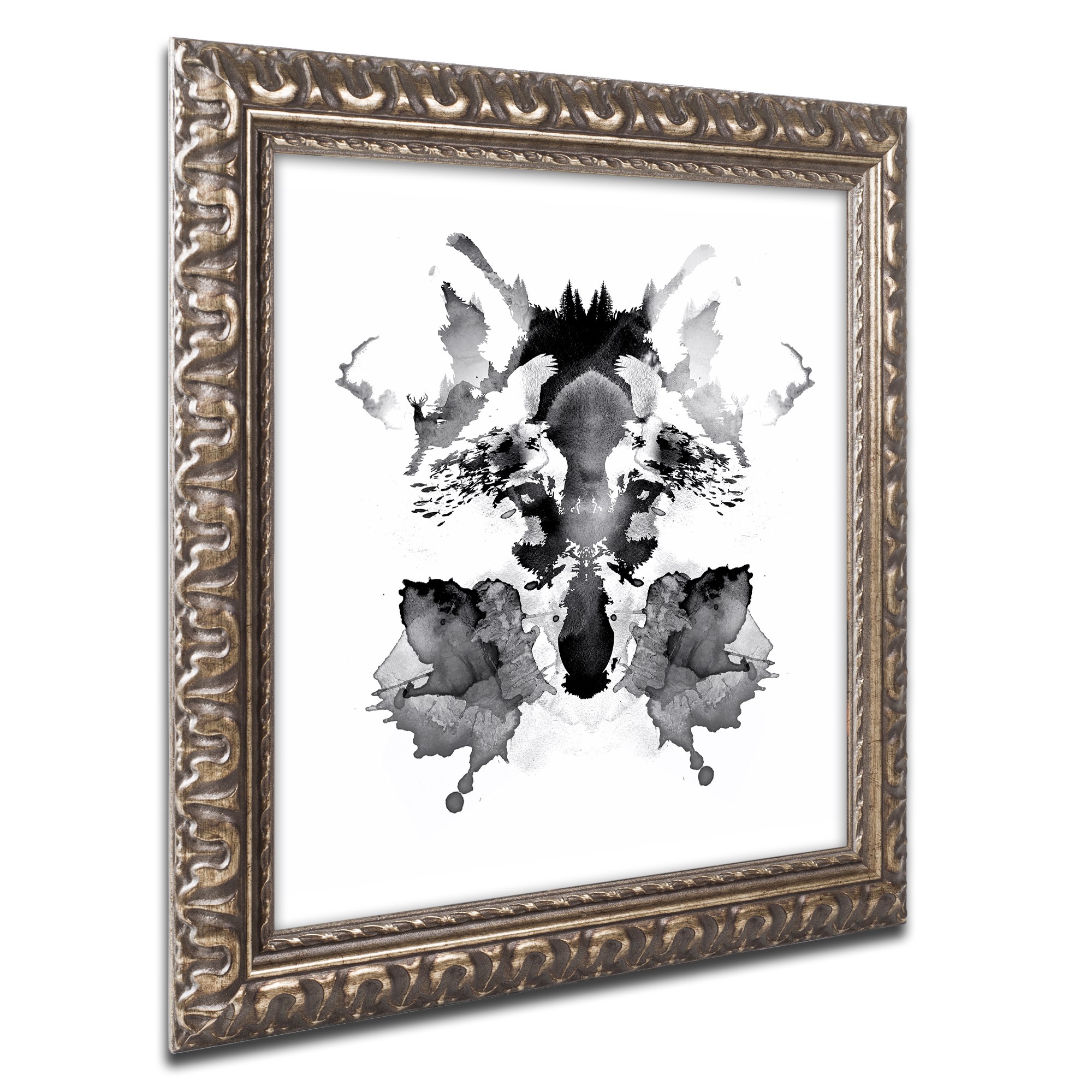 Trademark Fine Art 24 in. x 24 in. Rorschach by Robert Farkas Printed  Canvas Wall Art ALI2248-C2424GG - The Home Depot