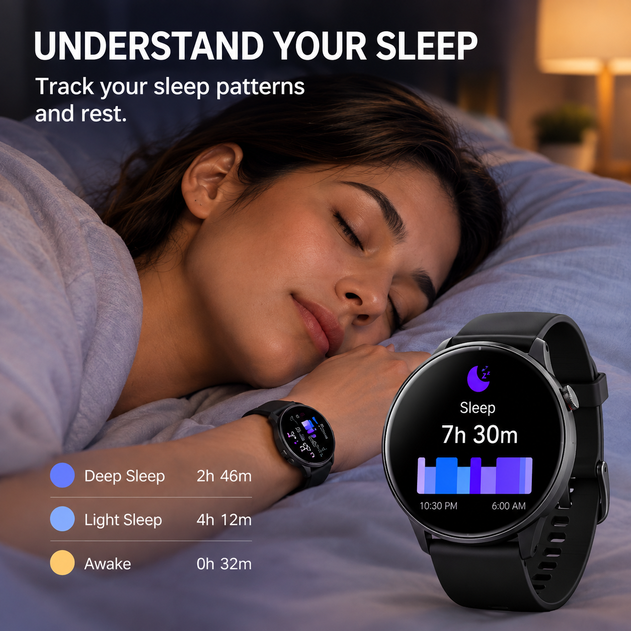 VILINICE 1.43" AMOLED Smart Watch with Bluetooth Calling photo 5