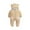 Khaki, variant on Baby Boy Girls Winter Warm Rompers Unisex Newborn Fleece Outfits Bodysuits Toddler Baby Boys Girls Color Plush Cute Bear Ears Winter Thick Keep Warm Jumpsuit Romper Red 3-9 Months