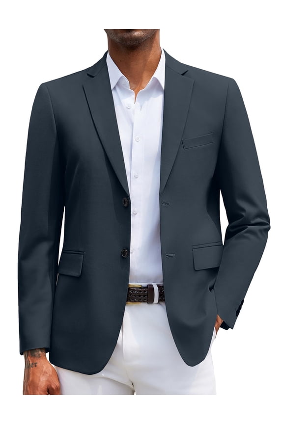 Mens Blazer Jacket Business Casual Lightweight Fashion Sports Coats