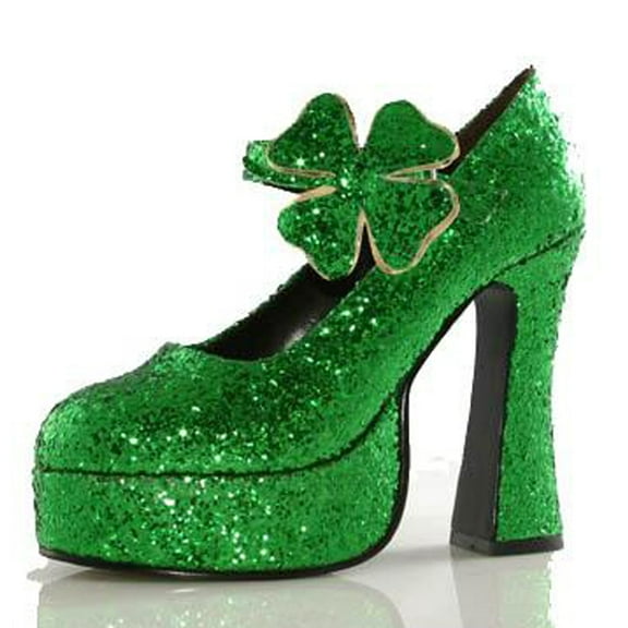 557-Lucky Shamrock Adult Green Shoes