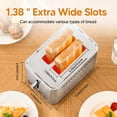 thumbnail image 4 of Trisiko Touch Screen Electric Toaster 2 Slice, St, 4 of 9