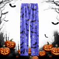 thumbnail image 4 of CONZONE Halloween Pajama Pant for Men Elastic Waist Drawstring Hallowmas Printed Mens Lounge Pants Soft Sleepewear Pjs Bottoms with Pockets, 4 of 5