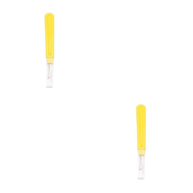 jesticaly Plastic Handle Craft Thread Slicer Stitch Unpicker Stainless Steel Rustproof Seam Ripper Reusable Removed Sewing Tool Random Color 2Set