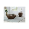 thumbnail image 4 of Meridian Furniture Diamante Brown Oak Veneer End Table, 4 of 8