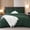 Emerald Green, variant on MARNUR 7 Piece Comforter Set Twin XL, Boho Tufted Bed in a Bag Prewashed Cotton-Like Soft Bedding Set with Comforter, Sheets, Pillowcases & Shams, Silver Grey