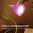 thumbnail image 6 of Desk Light Unique Wireless Flower Desk Lamp Flexible Gooseneck Rechargeable Led Lamp With Usb Charging Port 3 Color Modes And Stepless Dimming For Office Desk Decor Outside Lights Night Lights, 6 of 8