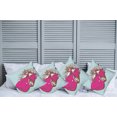 thumbnail image 2 of Ambesonne Vintage Throw Pillow Cover 4 Pack, Old Car Cartoon Style, 18", Pale Blue Hot Pink, 2 of 5