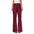 thumbnail image 2 of Sequin Pants Women 2026 Trendy Elastic High Waist Casual Flared Sparkly Pants Clubwear Dancewear, 2 of 6