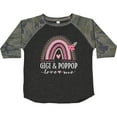 thumbnail image 3 of Inktastic Gigi and Poppop Love Me Rainbow Girls Toddler T-Shirt, 3 of 5