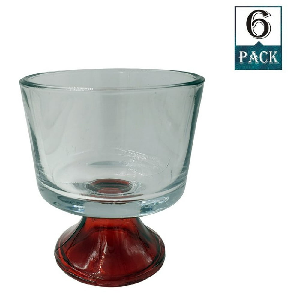 Anchor Hocking Presence Mini Trifle Footed Bowl (Pack of 6) Walmart