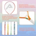 thumbnail image 5 of Raqueta de Tenis AMA SPORT Niños Pequeños 17 a 25 Pulgadas 4 Colores con Correa de Hombro para Niños, 5 of 5