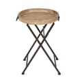 thumbnail image 1 of hometrends Wood and Metal Round Folding Table, 1 of 4