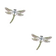 thumbnail image 3 of Sonducket Broches para mujer Moda libélula Broche brillante Aleación Accesorios para mujer Vestido de noche Solapa Decoraciones Regalo de vacaciones Type1 NO1 Sonducket CBP190195, 3 of 6
