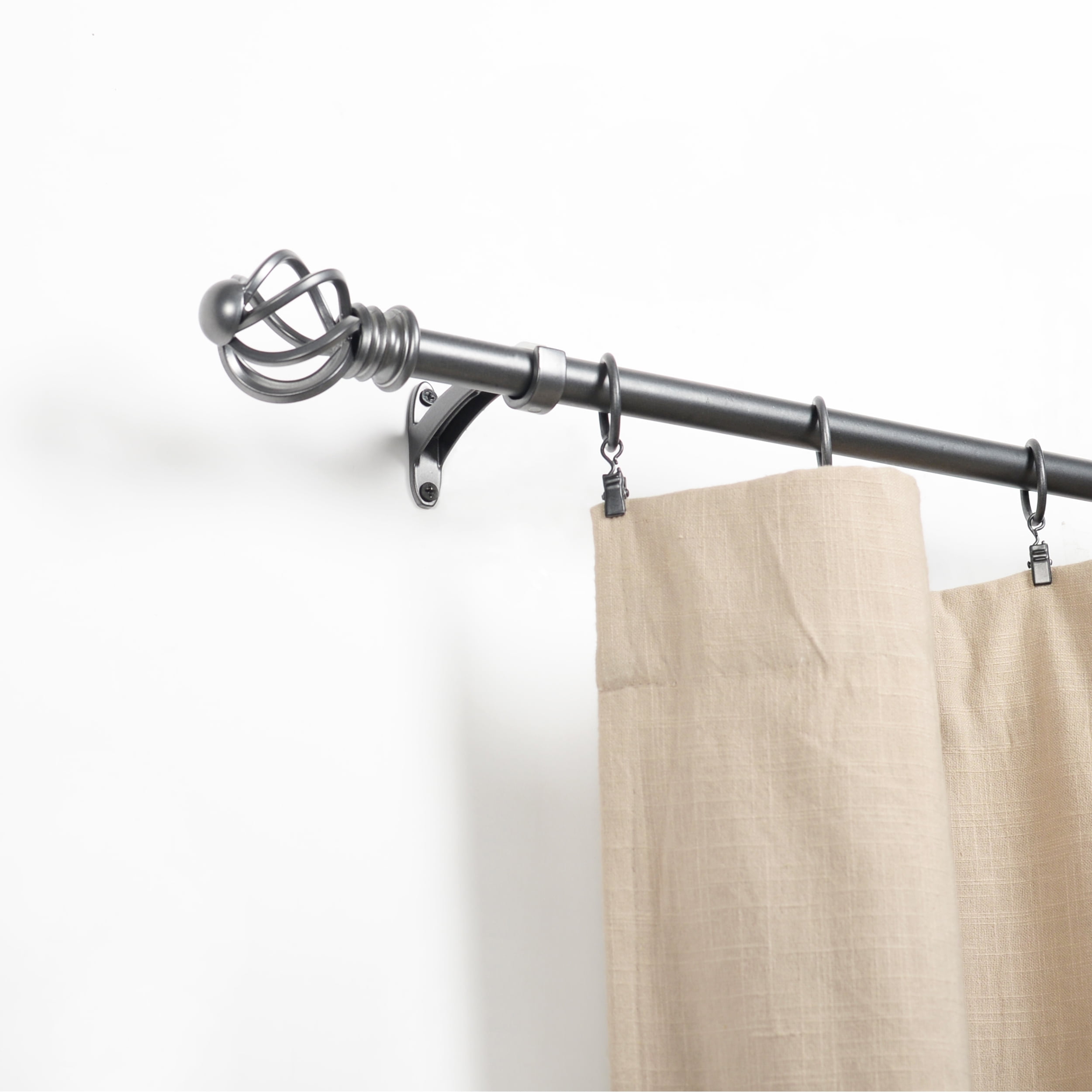 Impressions 3/4" Edel Iron Adjustable Curtain Rod