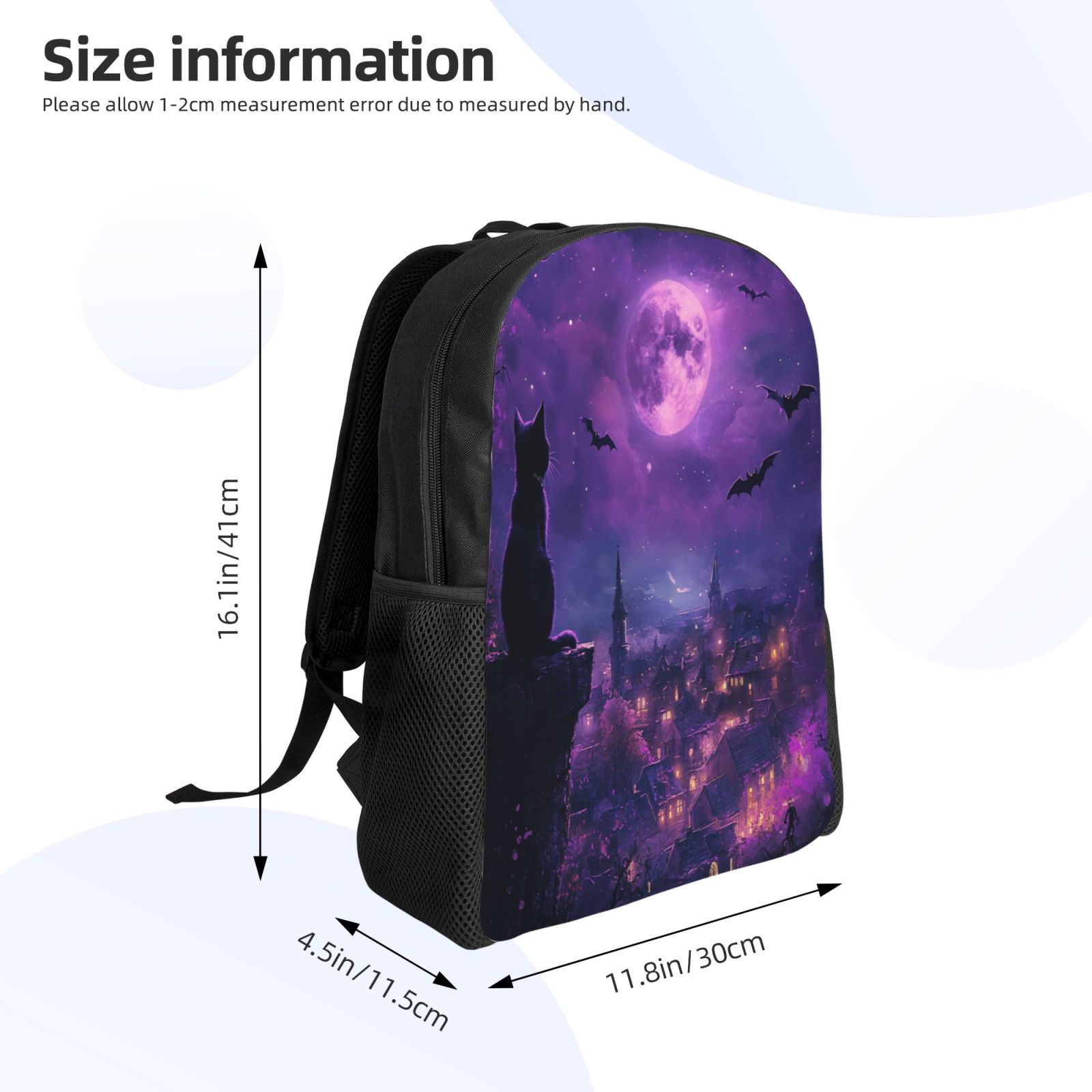 Cat Backpack Double Shoulder Backpack Durable, Spacious, Ergonomic Design for Travel, Work & Outdoor Use