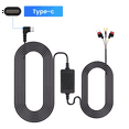 thumbnail image 2 of Universal 3.5M Car Dash CAM Wire 12/24V to 5V 3A Vehicle DVR Hardwire Cable Kit Video Camera Recorder Type-C Line, 2 of 6