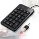 thumbnail image 5 of mini USB de tamaño completo con 23 teclas Anti-caída silencioso - Letras impresas grandes, Capacidad multimedia ergonómico de jinwen Mini teclado con cable, 5 of 8