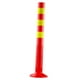 thumbnail image 2 of Poste de bolardo de 28" de alto. Accesorio multifuncional para estacionamiento, ideal para supermercados, comunidades residenciales y carriles. Rojo y amarillo, 2 of 8