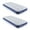 Blue 2PCS, variant on QDH Camping Air Mattress Inflatable Air Bed Flocked Surface Travel Bed Sleeping Pad Air Bed for Outdoor Camping Tent Guest Travelling